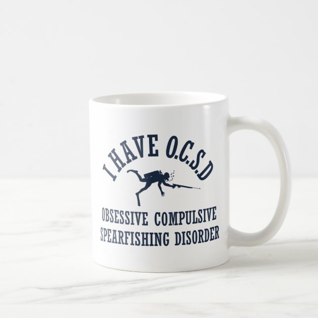 Mug Désordre obsessionnel de Spearfishing (Droite)