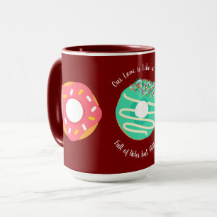 Mug Dessert, Donuts sucrés, Doughnuts,Mignon,moderne