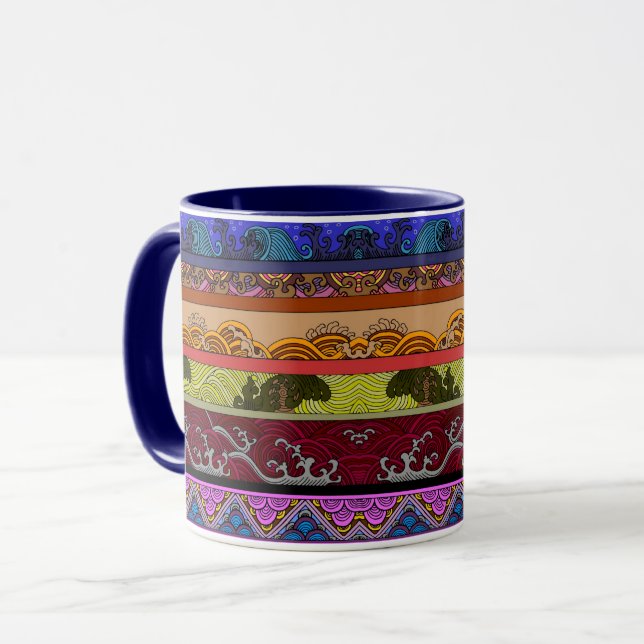 Mug Dessin à la main coloré mignon (Devant gauche)