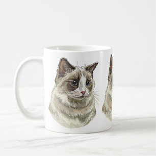 Mug Dessin à la main Ragdoll chat