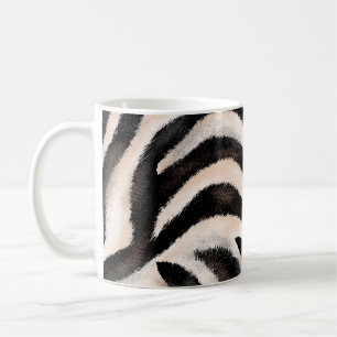 Mug dessin à main sans couture zèbre texture, poster d