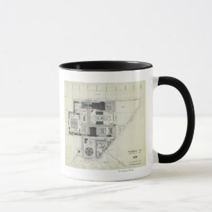 Mug Dessin aérien de concept d'aiguille de l'espace