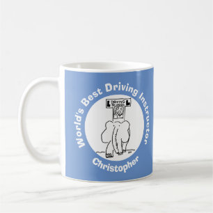 Mug Dessin amusant du meilleur instructeur de conduite
