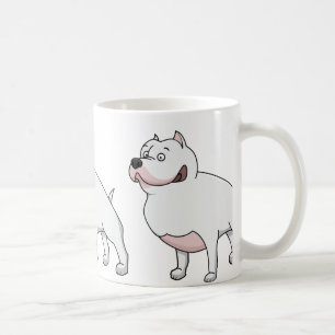 Mug dessin animé american staffordshire terrier 2