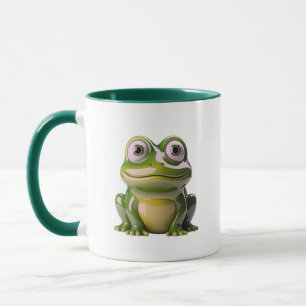 Mug Dessin animé de grenouille mignonne aux grands yeu