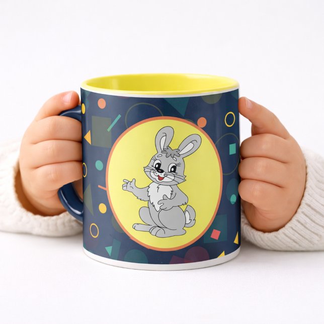 Mug Dessin animé de lapin mignon pour enfants (Créateur téléchargé)