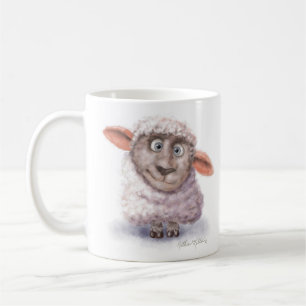Mug Dessin animé de mouton boule de coton
