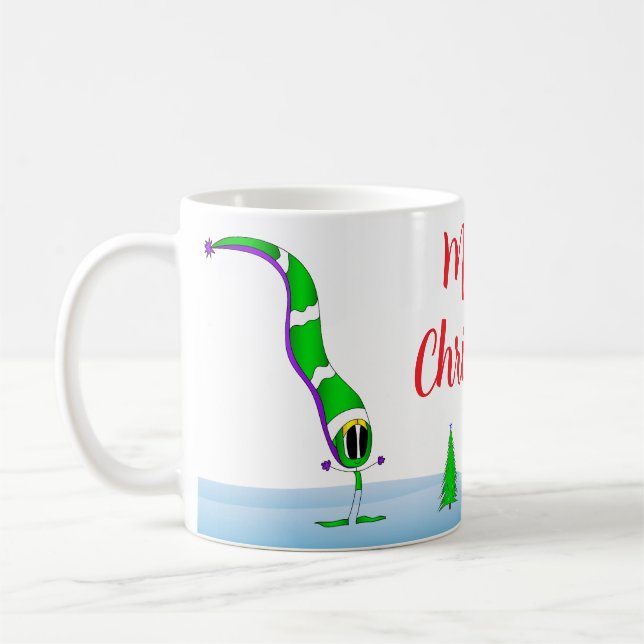 Mug Dessin animé de Noël coloré (Gauche)