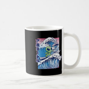 Mug Dessin animé de surf d'aliens planche surf plage m