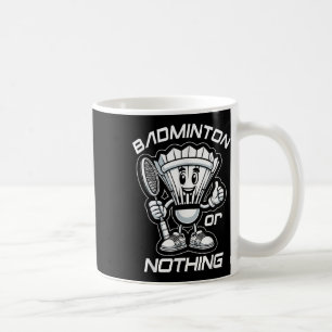 Mug Dessin animé de volant et de raquette de badminton