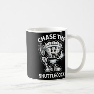 Mug Dessin animé de volant et de raquette de badminton