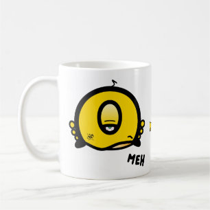 Mug Dessin animé drôle à un œil «Meh» humour de café