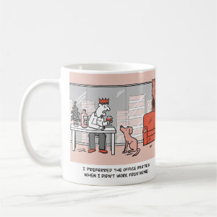 Mug Dessin animé drôle de fête de bureau à domicile