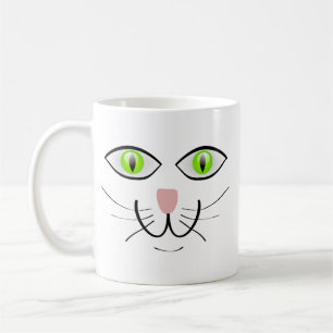 Mug Dessin animé visage drôle de chat-29034