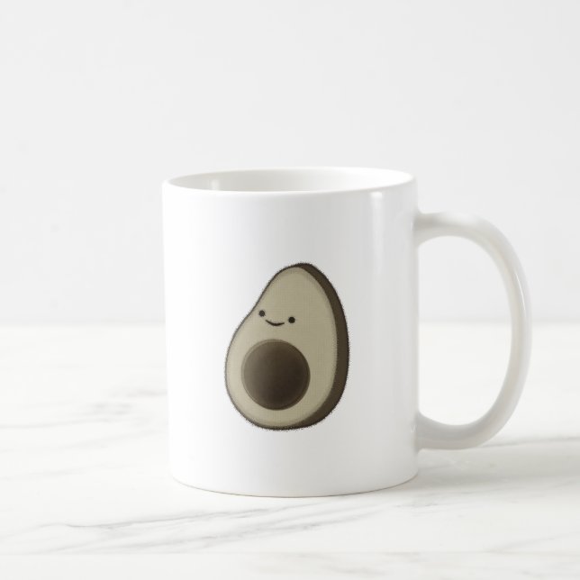 Mug Dessin Avocado de style vintage (Droite)