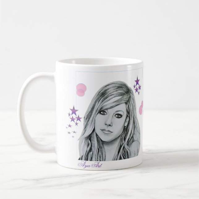 Mug Dessin Avril Lavigne (Gauche)