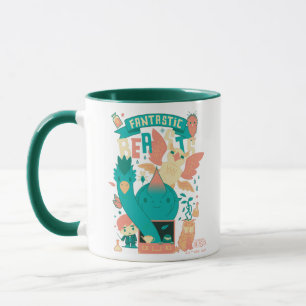 Mug Dessin Bêtes Fantastiques Avec Newt Scamander