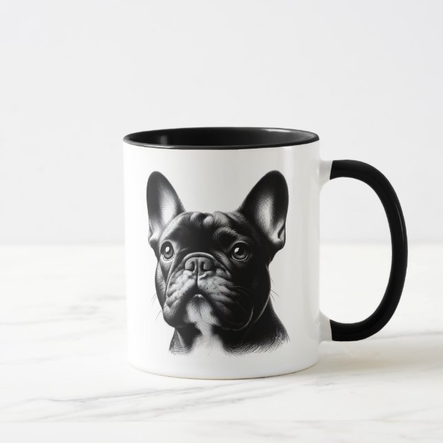 Mug Dessin Bouledogue Français (Droite)