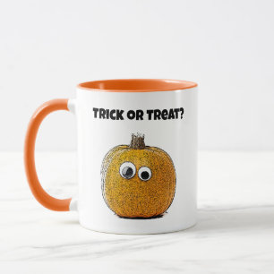 Mug Dessin Citrouille d'Halloween à l'aide d'un titre