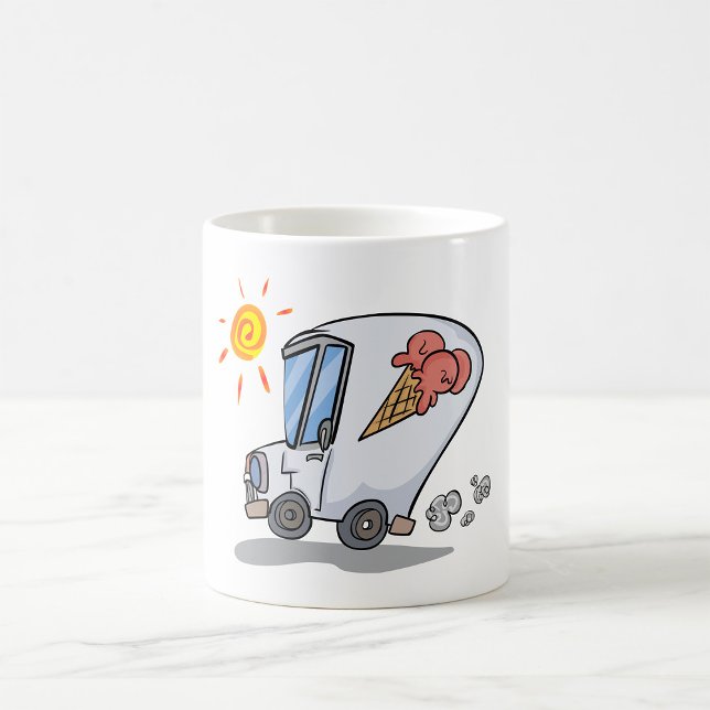 Mug Dessin Crème de glace Camion Amusant Dessert d'été (Créateur téléchargé)
