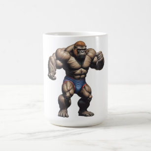 Mug Dessin de bande dessinée Pop Art de gorille cultur