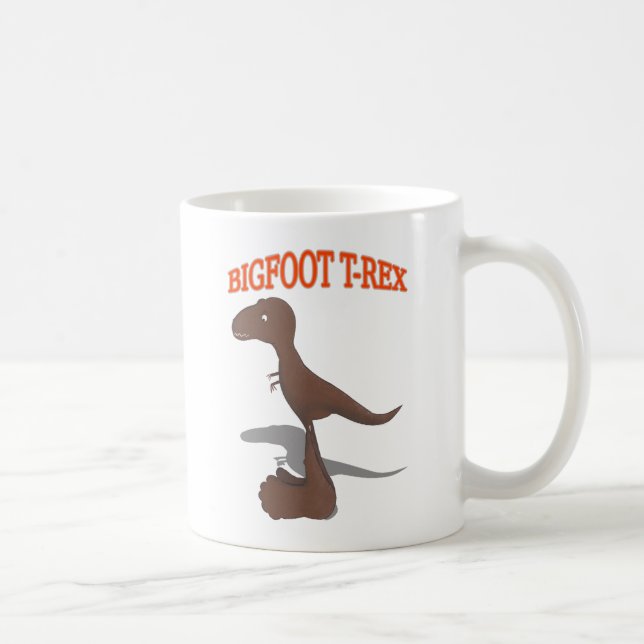 Mug Dessin de Bigfoot T-Rex (Droite)