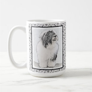 Mug Dessin de collie à oreilles - Joli art original de