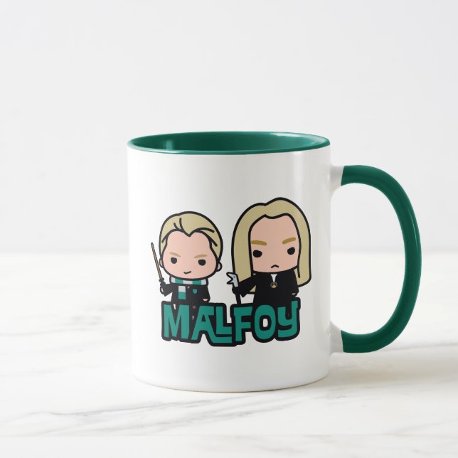 Mug Dessin de Draco et Lucius Malfoy (Droite)
