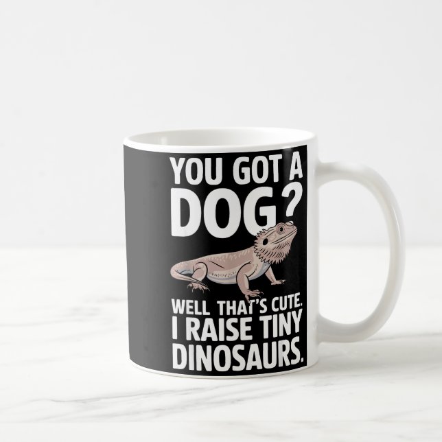Mug Dessin de dragon barbu drôle pour hommes femmes dr (Droite)
