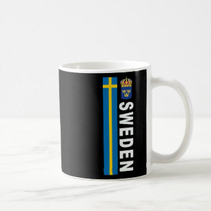 Mug Dessin de drapeau suédois de style football suédoi