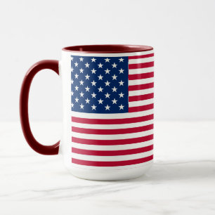 Mug Dessin de fierté du drapeau américain USA