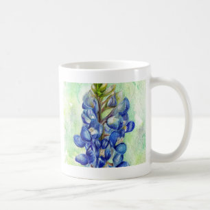 Mug Dessin de fleur sauvage de Bluebonnet de Texas