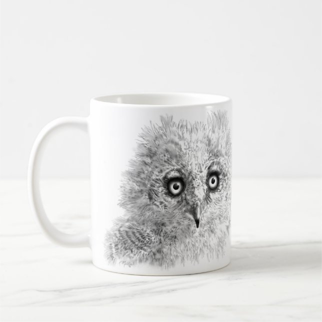 Mug Dessin de la grande corne (Gauche)