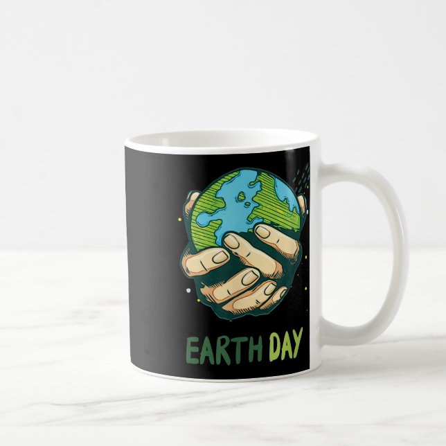 Mug Dessin de la Journée de la Terre Protection de l'e (Droite)