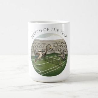Mug Dessin de match de tennis amusant entre Kookaburra