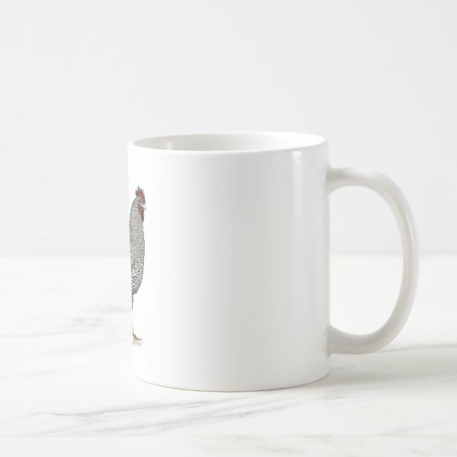 Mug Dessin de poulet de Plymouth Rock (Droite)