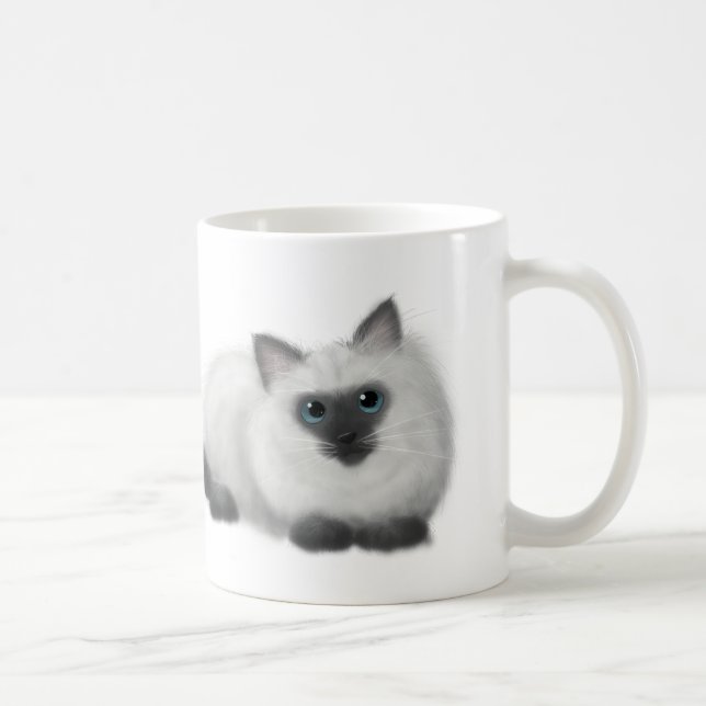 Mug Dessin de Ragdoll (Droite)