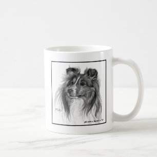 Mug Dessin de Sheltie Dog par Glenda S. Harlan
