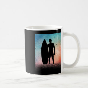Mug Dessin de surf vintage drôle pour hommes garçons s