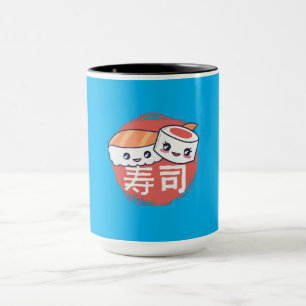 Mug Dessin de sushi animé drôle