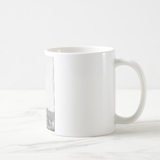 Mug Dessin de Tour Eiffel de Paris, le Texas (Droite)