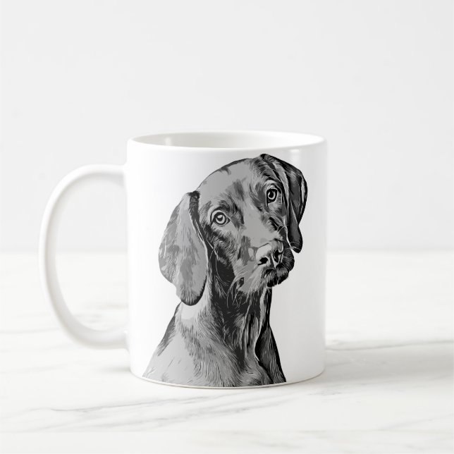 Mug Dessin de Vizsla (Gauche)