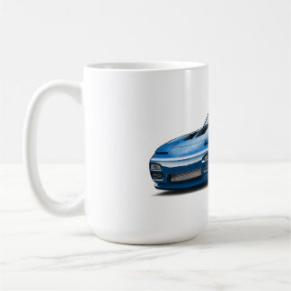 Mug dessin de voiture bleue 240sx
