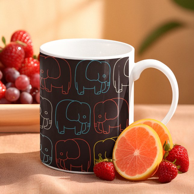 Mug Dessin des éléphants (Mugs and cups)