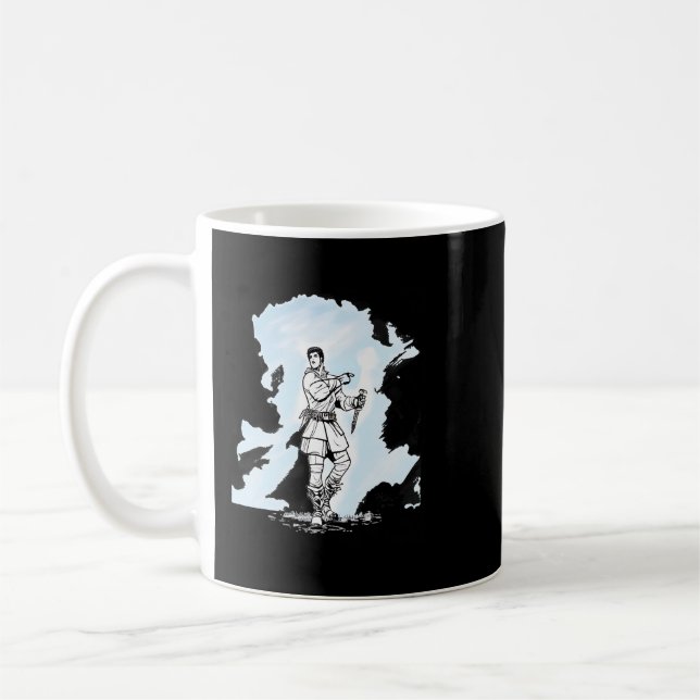 Mug Dessin d'un couteau Gladiator par l'illustrateur D (Gauche)
