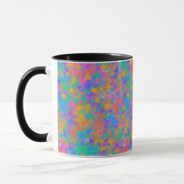 Mug Dessin éclaboussé coloré (Gauche)