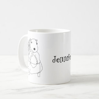 Mug - Dessin et nom de l'écureuil