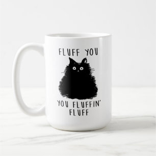 Mug Dessin Fluit You Black Cat