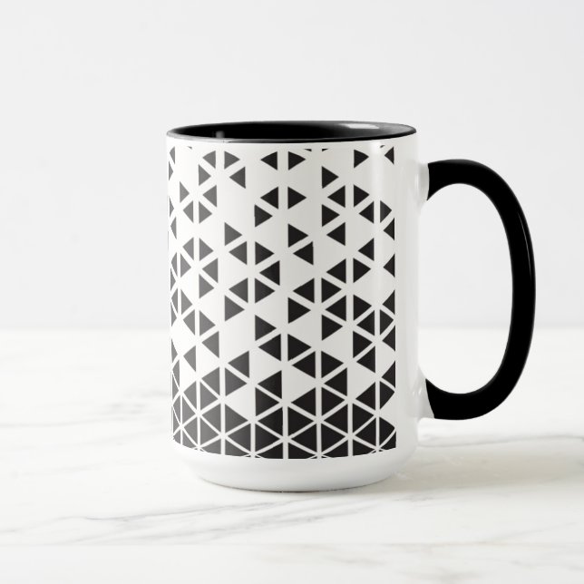Mug Dessin géométrique abstrait (Droite)