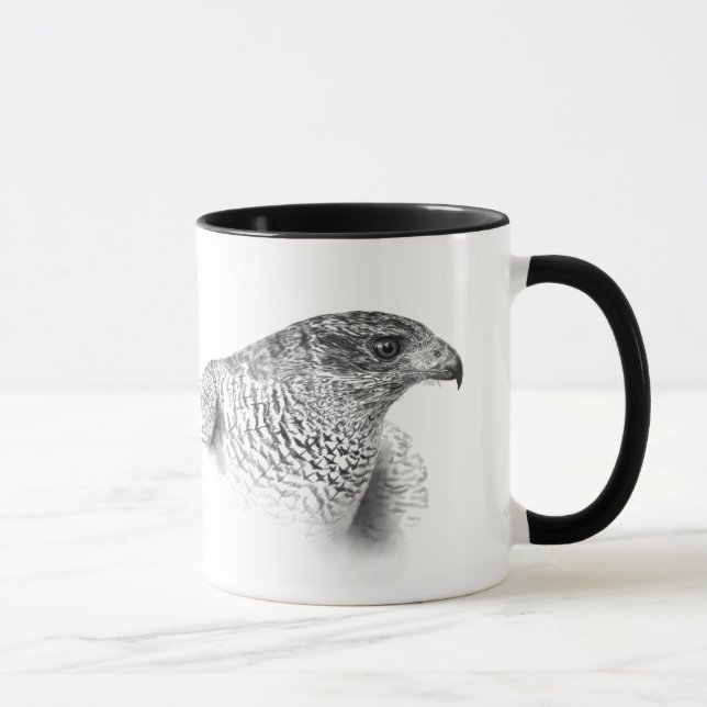Mug Dessin Goshawk (Droite)
